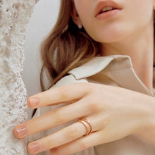 Bộ nhẫn LAMY Embrace Band Ring & Narrow Ring Couple Rings CDE8016RG & CDE8017RG