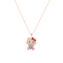 Dây chuyền kim cương Moissanite LAMY Kitty Full Body 5.0 ly CDEDN047RG - Hàng chính hãng đã kiểm định