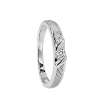 Nhẫn kim cương Moissanite LAMY Grid Luxe kiểm định GRA CDEDR043 - Hàng chính hãng đã kiểm định