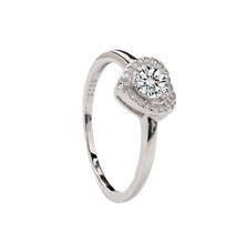 Nhẫn kim cương Moissanite LAMY Sweet Heart 4.5 ly kiểm định GRA CDEDR039 - Hàng chính hãng đã kiểm định