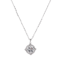 Dây chuyền kim cương Moissanite LAMY Hạt chủ vuông viền đá 6.5 ly CDEDN028 - Hàng chính hãng đã kiểm định