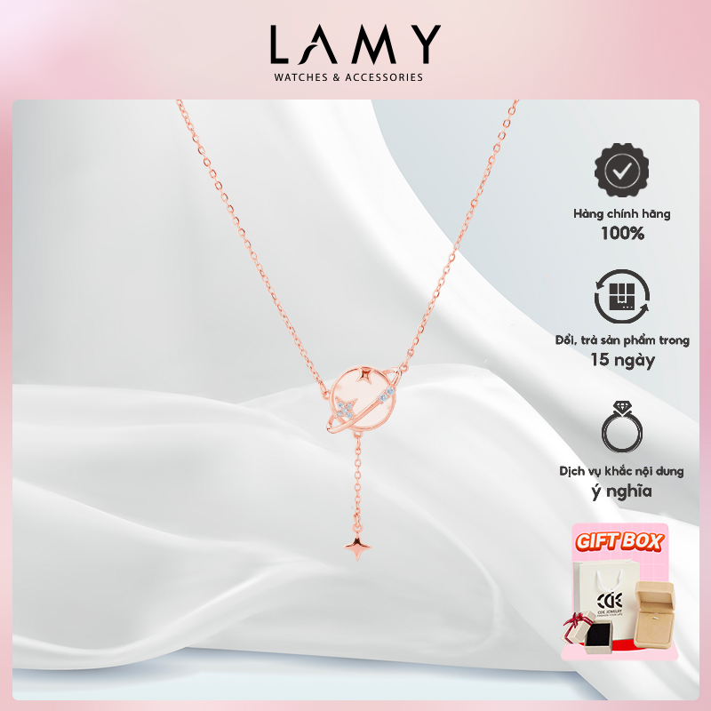 Dây chuyền nữ LAMY Orbiting Star Necklace Rose Gold 6443