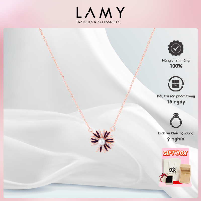 Dây chuyền nữ LAMY Sweet Daisy Necklace Rose Gold 6444