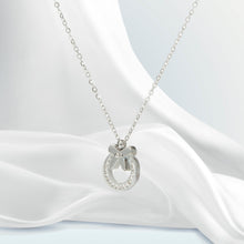 Dây chuyền nữ Diamond Bow Necklace Rose Gold CDE6031RG