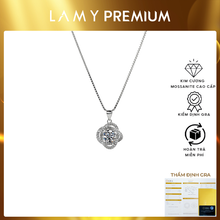 Dây chuyền kim cương Moissanite LAMY Floral Light 6 ly kiểm định GRA CDEDN006 - Hàng chính hãng đã kiểm định