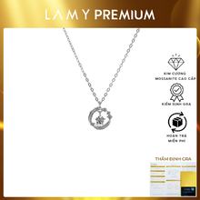 Dây chuyền kim cương Moissanite LAMY Moonlight Wish 4.25 ly kiểm định GRA CDEDN007 - Hàng chính hãng đã kiểm định
