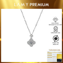 Dây chuyền kim cương Moissanite LAMY Lucky Bloom 3.5 ly kiểm định GRA CDEDN008 - Hàng chính hãng đã kiểm định
