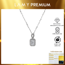 Dây chuyền kim cương Moissanite LAMY Radiant Grace kiểm định GRA CDEDN009 - Hàng chính hãng đã kiểm định
