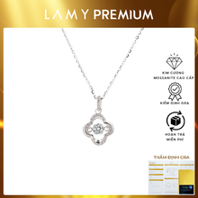 Dây chuyền kim cương Moissanite LAMY Clover Shine 4 ly kiểm định GRA CDEDN012WH - Hàng chính hãng đã kiểm định