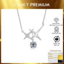 Dây chuyền kim cương Moissanite LAMY Twinkle Star CDEDN041WH - Hàng chính hãng đã kiểm định