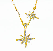Dây chuyền bạc nữ LAMY Shooting Star Necklace Gold 6424GR