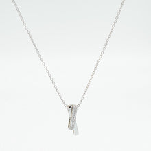Dây chuyền bạc nữ LAMY Intertwined Sparkle Necklace Silver 6422SV