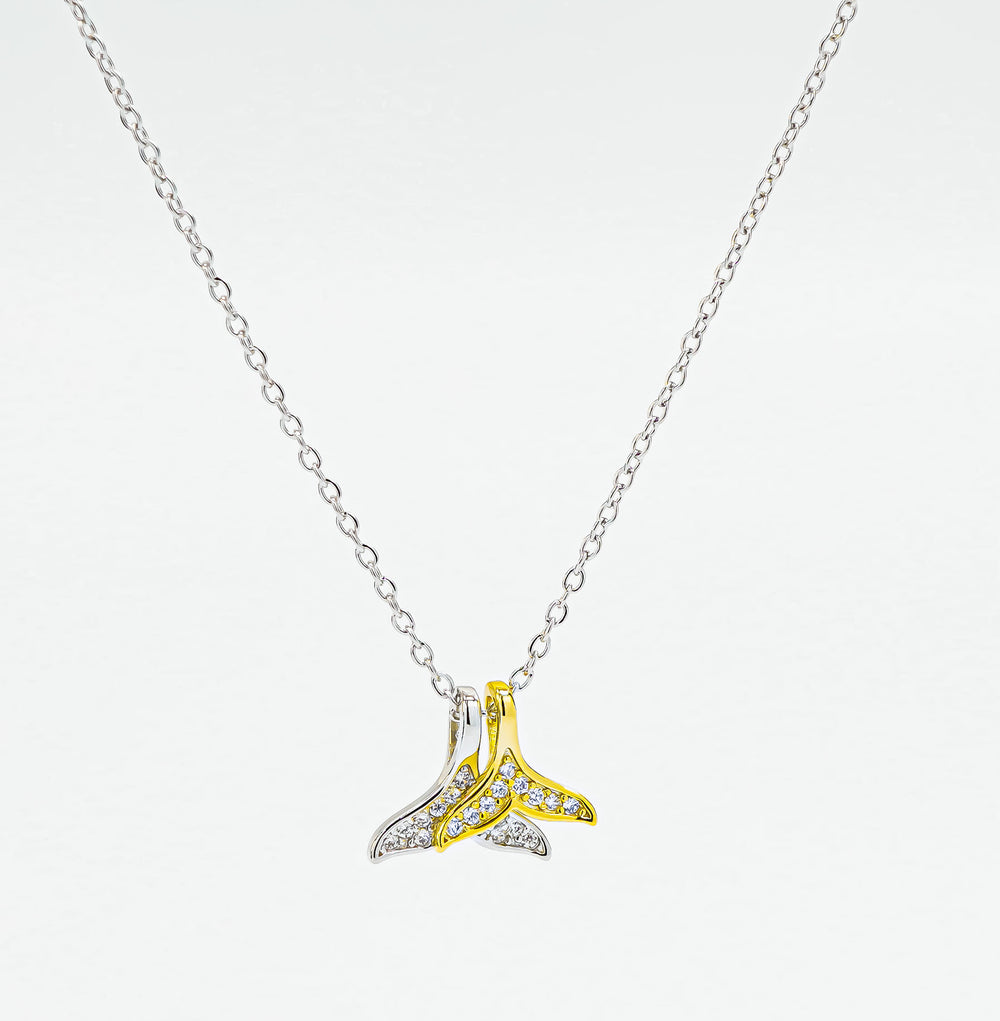 Mermaid Tail Necklace Gold