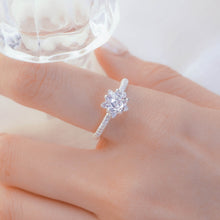 Nhẫn bạc nữ LAMY Large Apricot Blossom Ring Silver CDE8184SV - Nhẫn bạc ta cao cấp