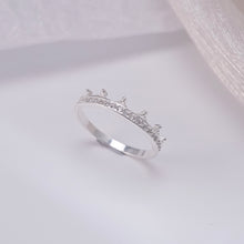 Nhẫn bạc nữ LAMY Vương miện Sparkling Tiara Ring Silver CDE8178SV - Nhẫn bạc ta cao cấp