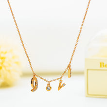 Dây chuyền bạc nữ LAMY Twinkling Love Necklace Rose Gold 6413SV