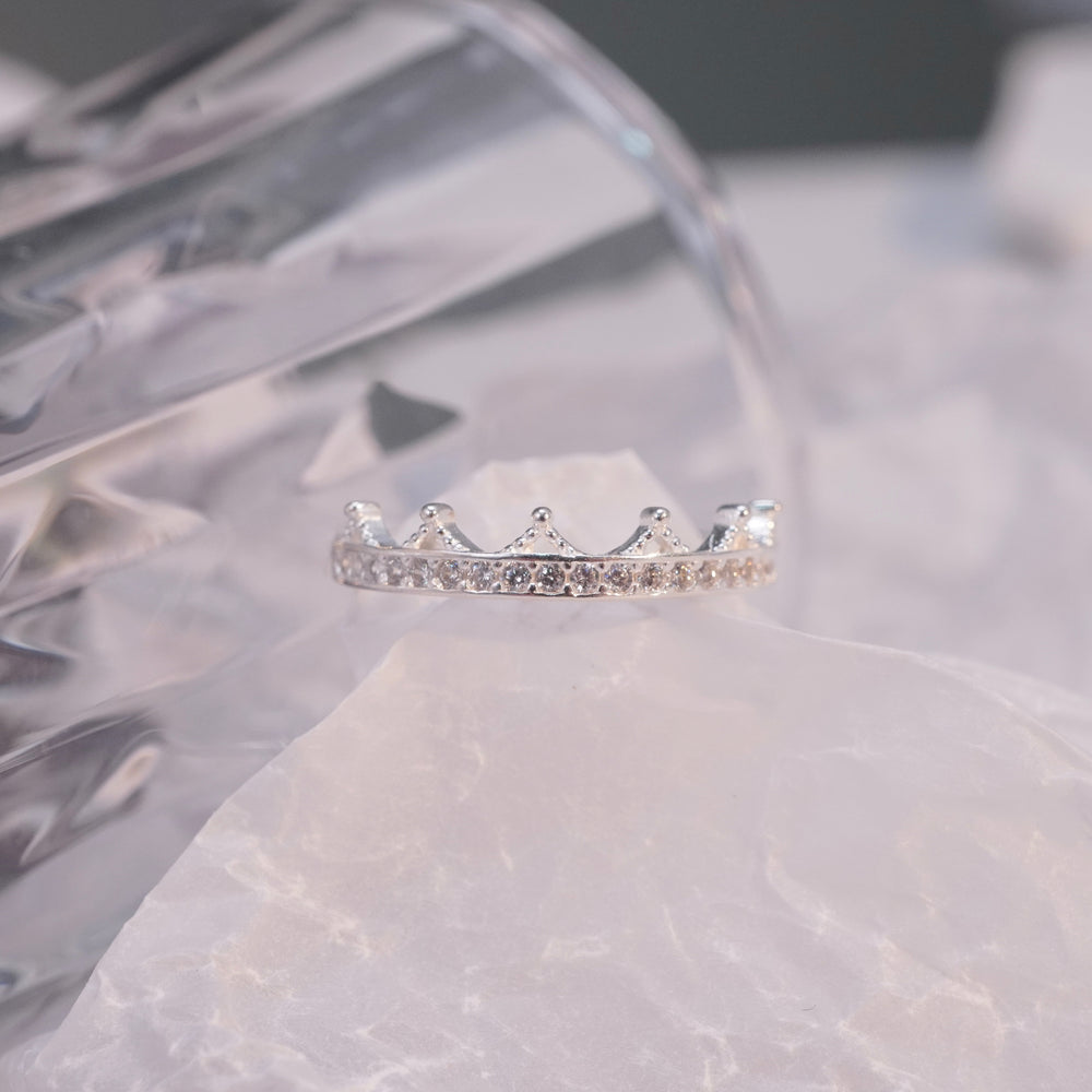 Sparkling Tiara Ring Silver - 8178SV