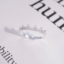 Nhẫn bạc nữ LAMY Vương miện Sparkling Tiara Ring Silver CDE8178SV - Nhẫn bạc ta cao cấp