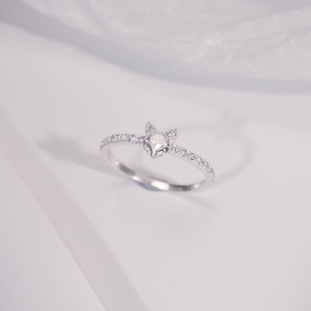 Sparkling Fox Ring Silver - 8179SV