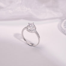 Nhẫn bạc nữ LAMY đính đá Round Gemstone Setting Ring Silver CDE8182SV - Nhẫn bạc ta cao cấp