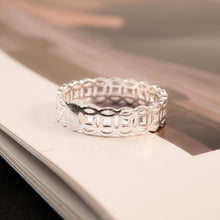 Nhẫn bạc LAMY Kim tiền Basic Ring Silver 8188