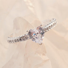 Nhẫn bạc nữ LAMY Eternal Heart Ring Silver CDE8192SV - Nhẫn bạc ta cao cấp