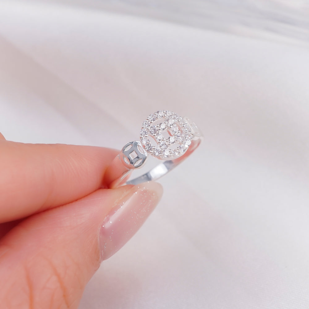 Lucky Coin Innovation Ring Silver