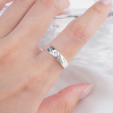 Nhẫn bạc nam nữ CDE Gemstone-Studded Couple Ring Silver CDE8240SV - Nhẫn bạc ta cao cấp