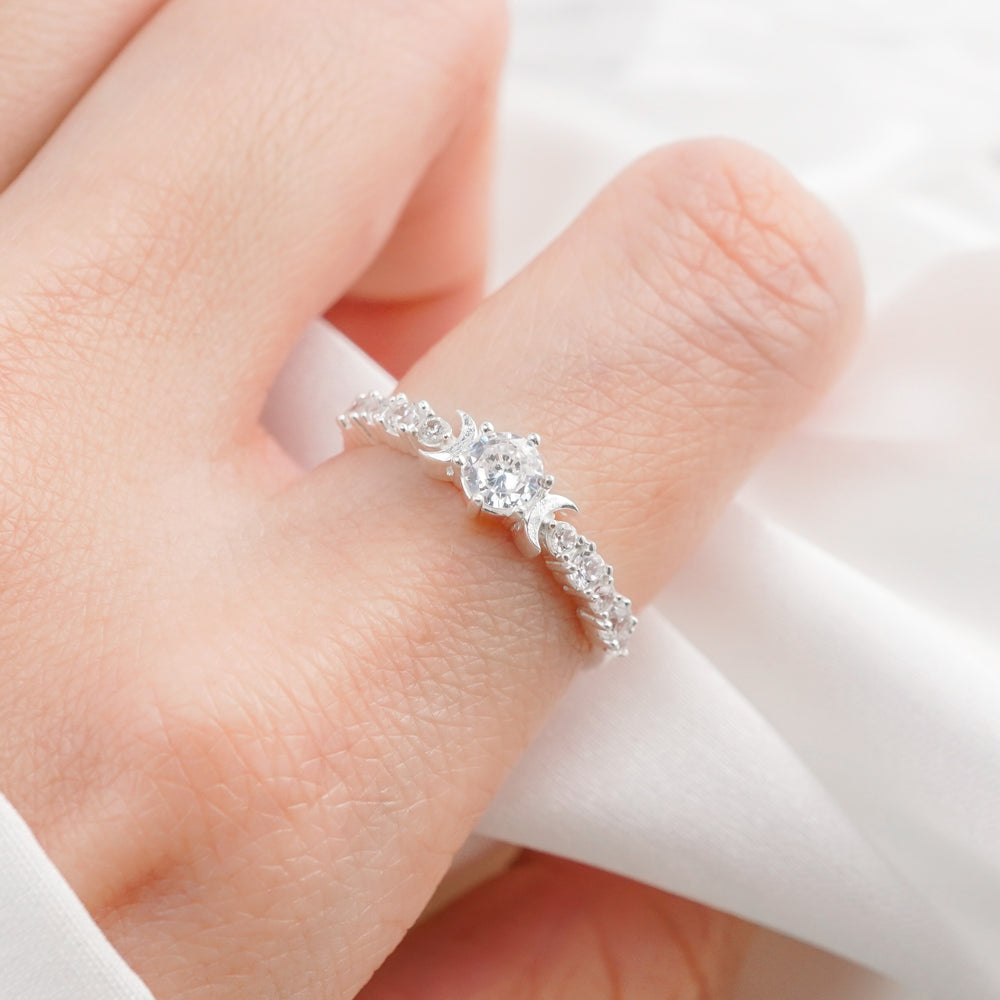 Delicate Light Luxury Ring - 8248SV