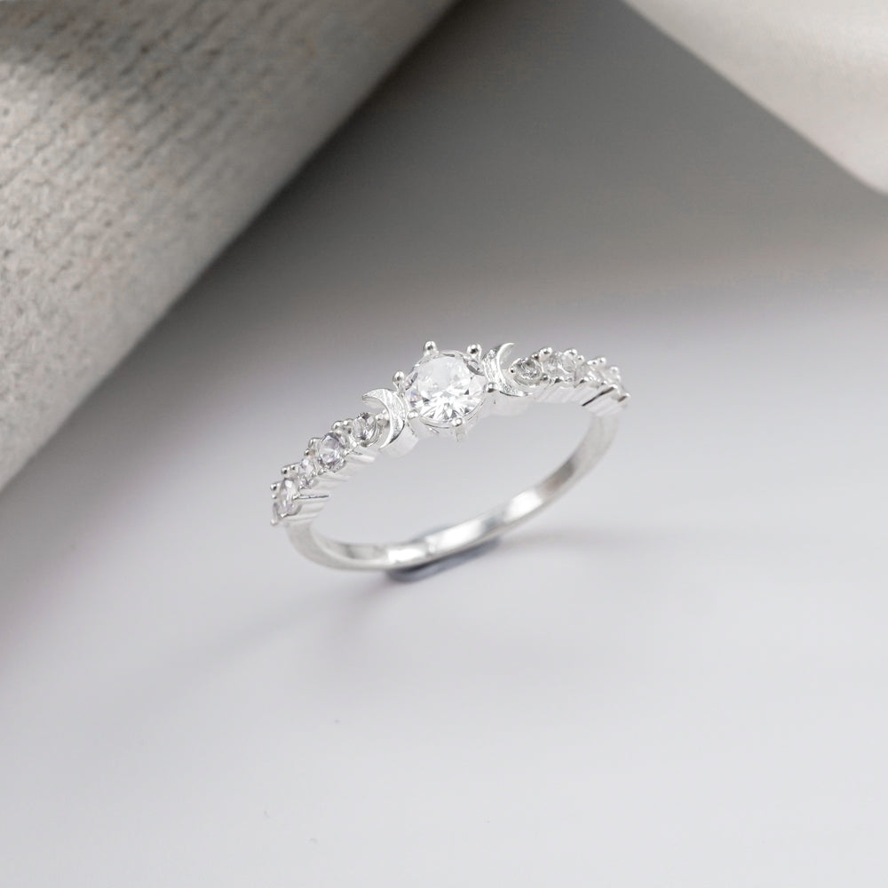 Delicate Light Luxury Ring - 8248SV