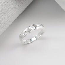 Nhẫn bạc nam nữ CDE Gemstone-Studded Couple Ring Silver CDE8240SV - Nhẫn bạc ta cao cấp