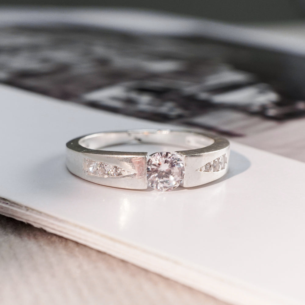Romantic Couple Ring Silver