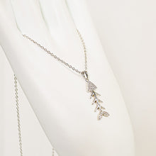 Dây chuyền bạc nữ LAMY Fish Bone Pendant Necklace Rose Gold 6418RG