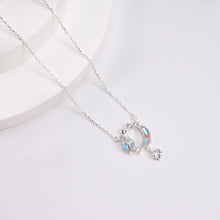 Dây chuyền bạc nữ LAMY Moon And Sun Moonstone Necklace 6400SV