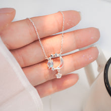 Dây chuyền bạc nữ LAMY Moon And Sun Moonstone Necklace 6400SV