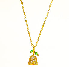 Dây chuyền bạc nữ LAMY Love Rosebud Necklace Gold 6428