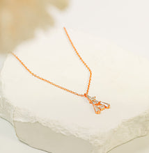 Dây chuyền bạc nữ LAMY Tower Pendant Necklace Gold 6410