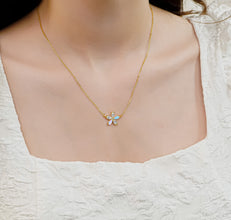 Dây chuyền bạc nữ LAMY Celestial Bloom Necklace Gold CDE6419GG