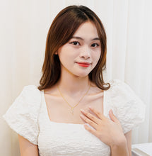 Dây chuyền bạc nữ LAMY Snake Shaped Pendant Necklace Gold 6409GG