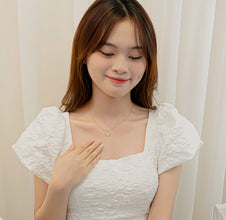Dây chuyền bạc nữ LAMY Moonlit Glow Necklace Gold 6423