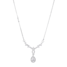 Dây chuyền bạc nữ LAMY Water Drop Pendant Silver Necklace 6239