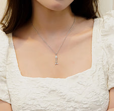 Dây chuyền bạc nữ LAMY Fish Bone Pendant Necklace Silver 6418SV