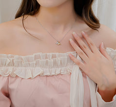 Dây chuyền bạc nữ LAMY Mermaid Tail Necklace Gold 6421GG