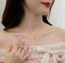 Dây chuyền bạc nữ LAMY Sparkling Giraffe Necklace Gold 6425