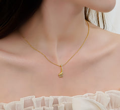 Dây chuyền bạc nữ LAMY Sparkling Giraffe Necklace Gold 6425