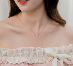 Dây chuyền bạc nữ LAMY Celestial Bloom Necklace Rose Gold 6419RG