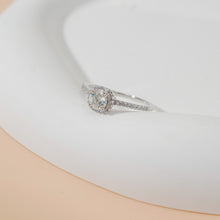 Nhẫn kim cương Moissanite LAMY Sparkling Grace 6.5 ly kiểm định GRA CDEDR038 - Hàng chính hãng đã kiểm định