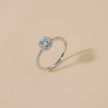 Nhẫn kim cương Moissanite LAMY Sparkling Grace 6.5 ly kiểm định GRA CDEDR038 - Hàng chính hãng đã kiểm định