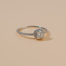 Nhẫn kim cương Moissanite LAMY Sparkling Grace 6.5 ly kiểm định GRA CDEDR038 - Hàng chính hãng đã kiểm định