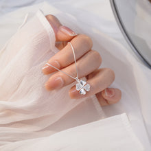 Dây chuyền bạc nữ LAMY Four Leaf Heart Love Necklace Silver 6343 - Dây chuyền bạc ta